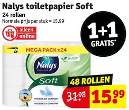 Kruidvat Nalys toiletpapier Soft aanbieding