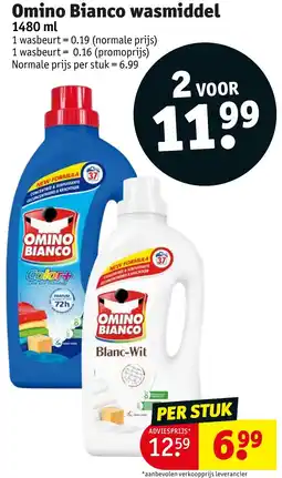 Kruidvat Omino Bianco wasmiddel aanbieding