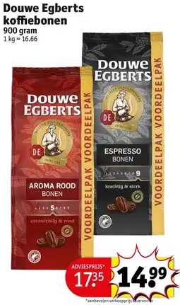 Kruidvat Douwe Egberts koffiebonen aanbieding