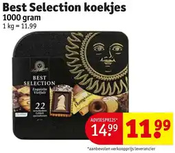 Kruidvat Best Selection koekjes aanbieding