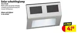 Kruidvat Solar Schuttinglamp aanbieding