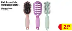 Kruidvat Hair Essentials mini haarborstel aanbieding