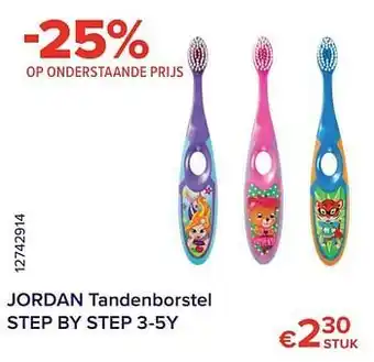 Jordan tandenborstel step by step 3-5y