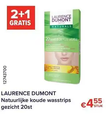 Laurence dumont natuurlijke koude wasstrips gezicht 20st