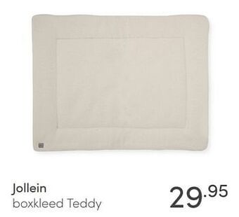 Baby & Tiener Jollein boxkleed teddy aanbieding