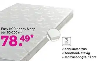 Leen Bakker Easy 1100 happy sleep aanbieding