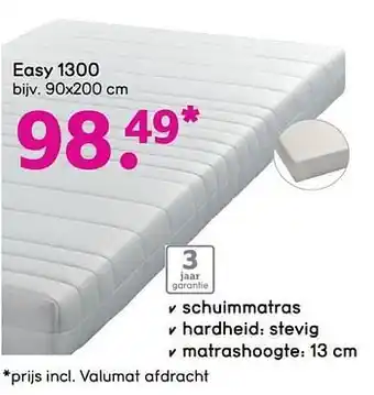 Leen Bakker Easy 1300 aanbieding