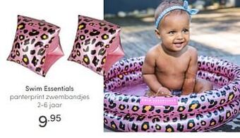 Baby & Tiener Swim essentials panterprint zwembandjes aanbieding