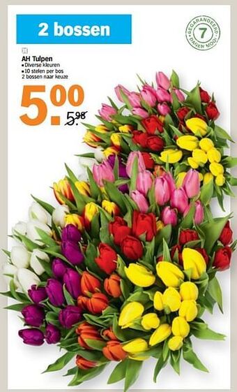 Albert Heijn Ah tulpen aanbieding