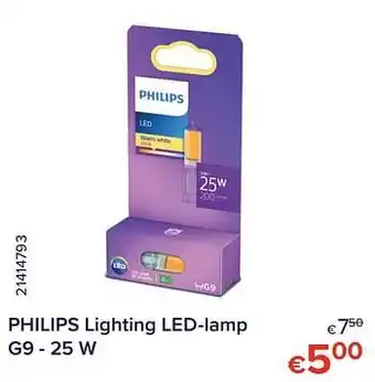 Euroshop Philips lighting led-lamp g9 aanbieding