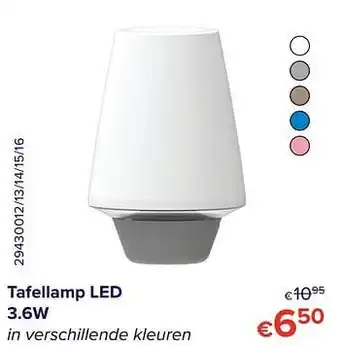 Tafellamp led