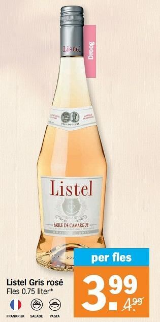 Listel gris rosé