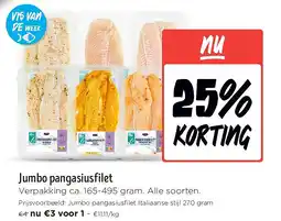 Jumbo Jumbo pangasiusfilet aanbieding
