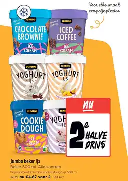 Jumbo Jumbo beker ijs aanbieding