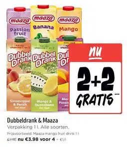 Jumbo Dubbeldrank & Maaza aanbieding