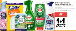 Jumbo Dreft max power en spray, Swiffer, Antikal & Ambi-pur aanbieding