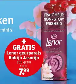 Kruidvat Lenor geurparels Robijn Jasmijn aanbieding