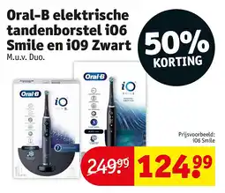 Kruidvat Oral-B elektrische tandenborstel iO6 Smile en iO9 Zwart aanbieding