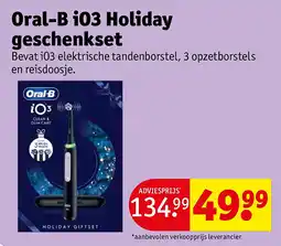 Kruidvat Oral-B iO3 Holiday geschenkset aanbieding
