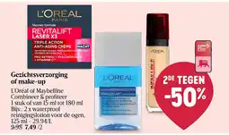 Delhaize Gezichtsverzorging of make-up aanbieding