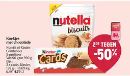 Delhaize Koekjes met chocolade aanbieding