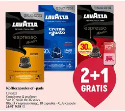Delhaize Koffiecapsules of -pads aanbieding