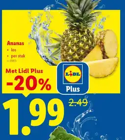 Lidl Ananas aanbieding
