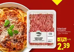 Lidl Varken & Rund Bereid Gehakt aanbieding