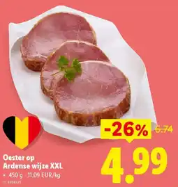 Lidl Oester op Ardense wijze XXL aanbieding