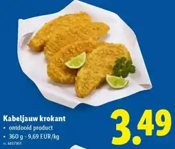 Lidl Kabeljauw Krokant aanbieding