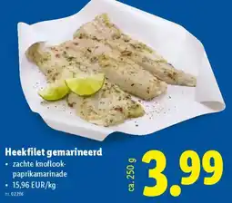 Lidl Heekfilet Gemarineerd aanbieding