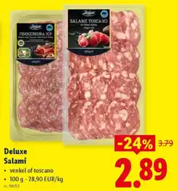 Lidl Deluxe Salami aanbieding