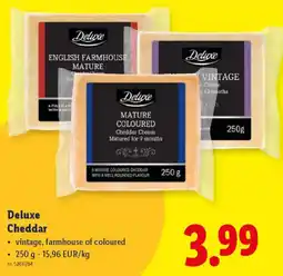 Lidl Deluxe Cheddar aanbieding