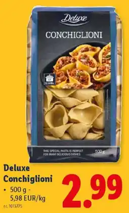 Lidl Deluxe Conchiglioni aanbieding