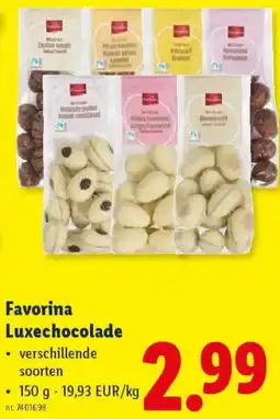 Lidl Favorina Luxechocolade aanbieding