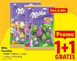 Lidl Milka Paaseitjes aanbieding