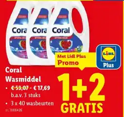 Lidl Coral Wasmiddel aanbieding