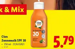Lidl Cien Zonnemelk SPF 30 aanbieding
