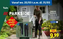 Lidl Parkside Werkbroek aanbieding