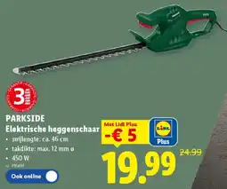 Lidl Parkside Elektrische Heggenschaar aanbieding