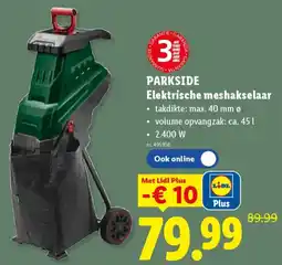 Lidl Parkside Elektrische meshakselaar aanbieding