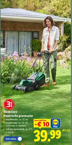 Lidl Parkside Elektrische Grasmaaier aanbieding