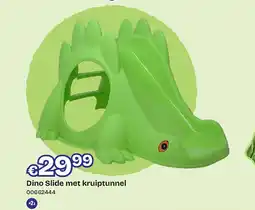 Dreamland Dino Slide met kruiptunnel aanbieding