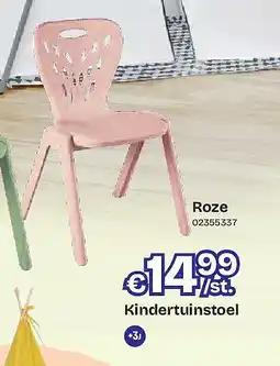 Dreamland Kindertuinstoel Roze aanbieding