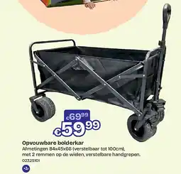 Dreamland Opvouwbare bolderkar aanbieding