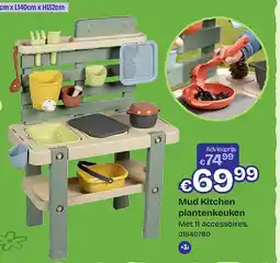 Dreamland Mud Kitchen plantenkeuken Met 11 accessoires aanbieding