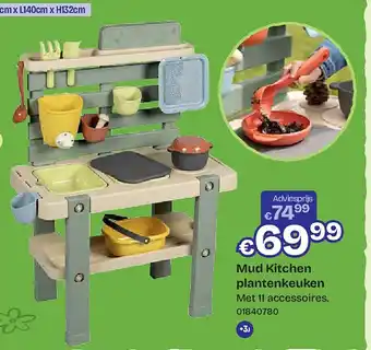 Mud Kitchen plantenkeuken Met 11 accessoires