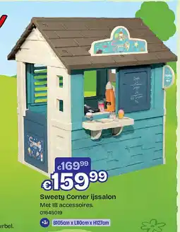Dreamland Sweety Corner ijssalon Met 18 accessoires aanbieding