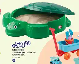 Dreamland Little Tikes zeeschildpad zandbak 109x119x38cm aanbieding
