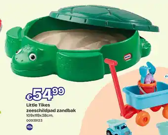 Little Tikes zeeschildpad zandbak 109x119x38cm